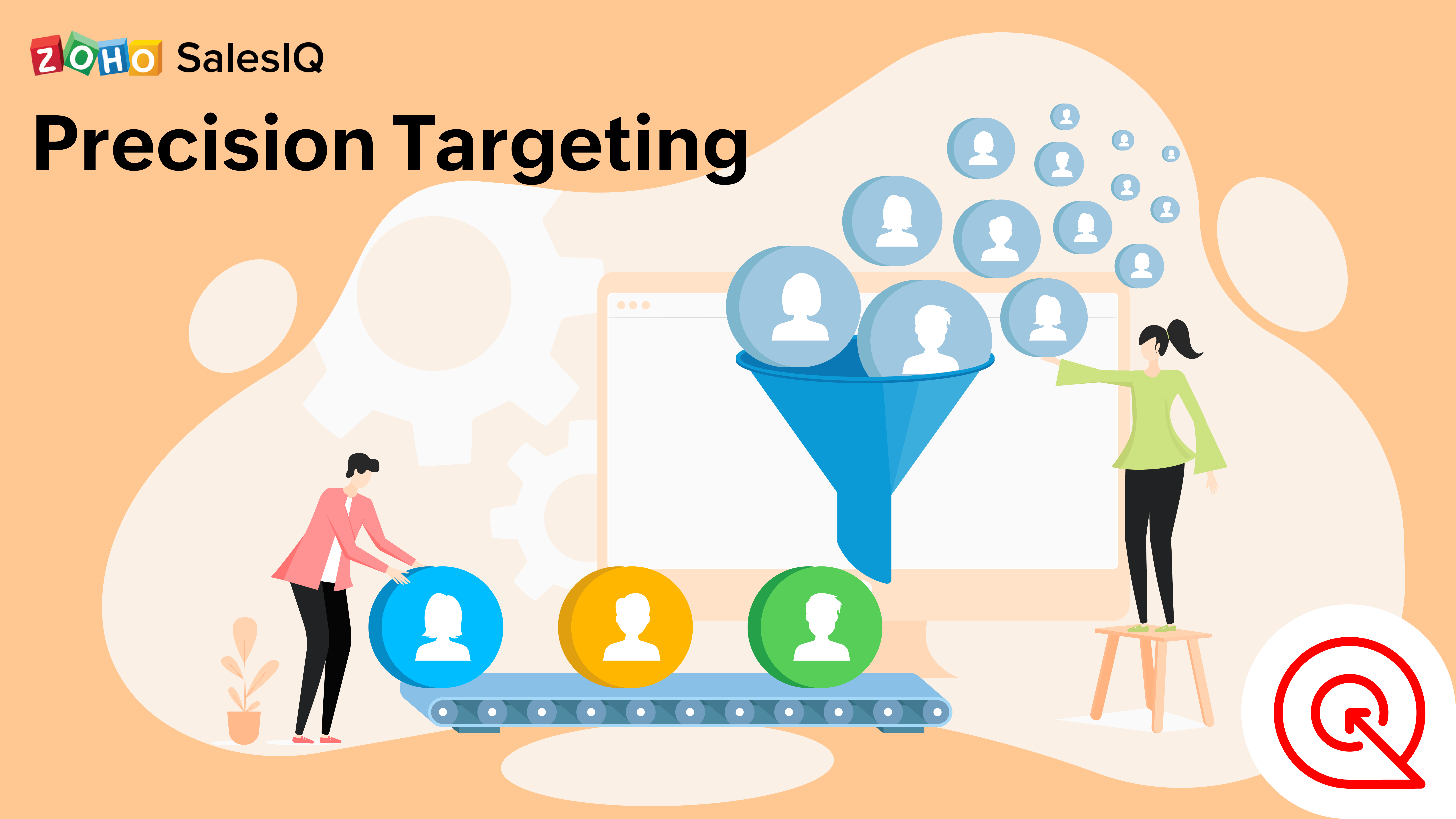 Precision targeting: eliminate junk leads with Zoho SalesIQ