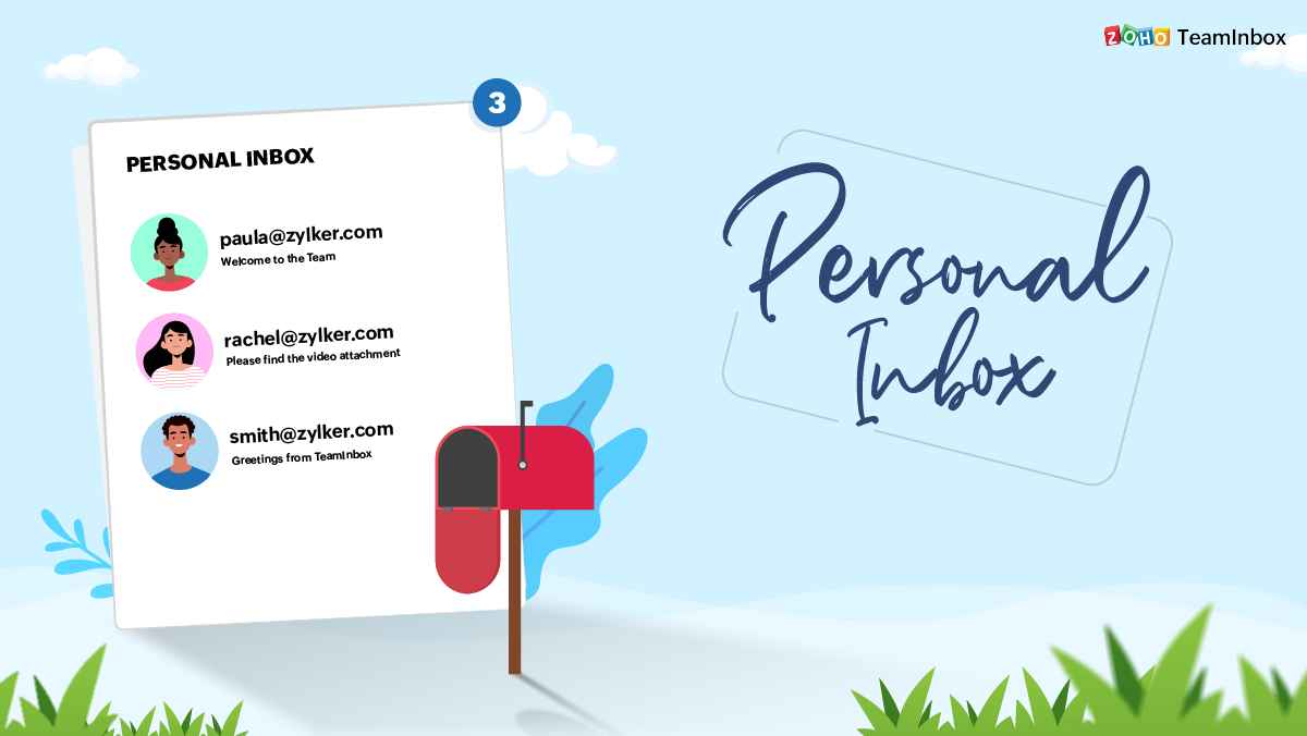 Announcing Personal Inbox and more new features in Zoho TeamInbox