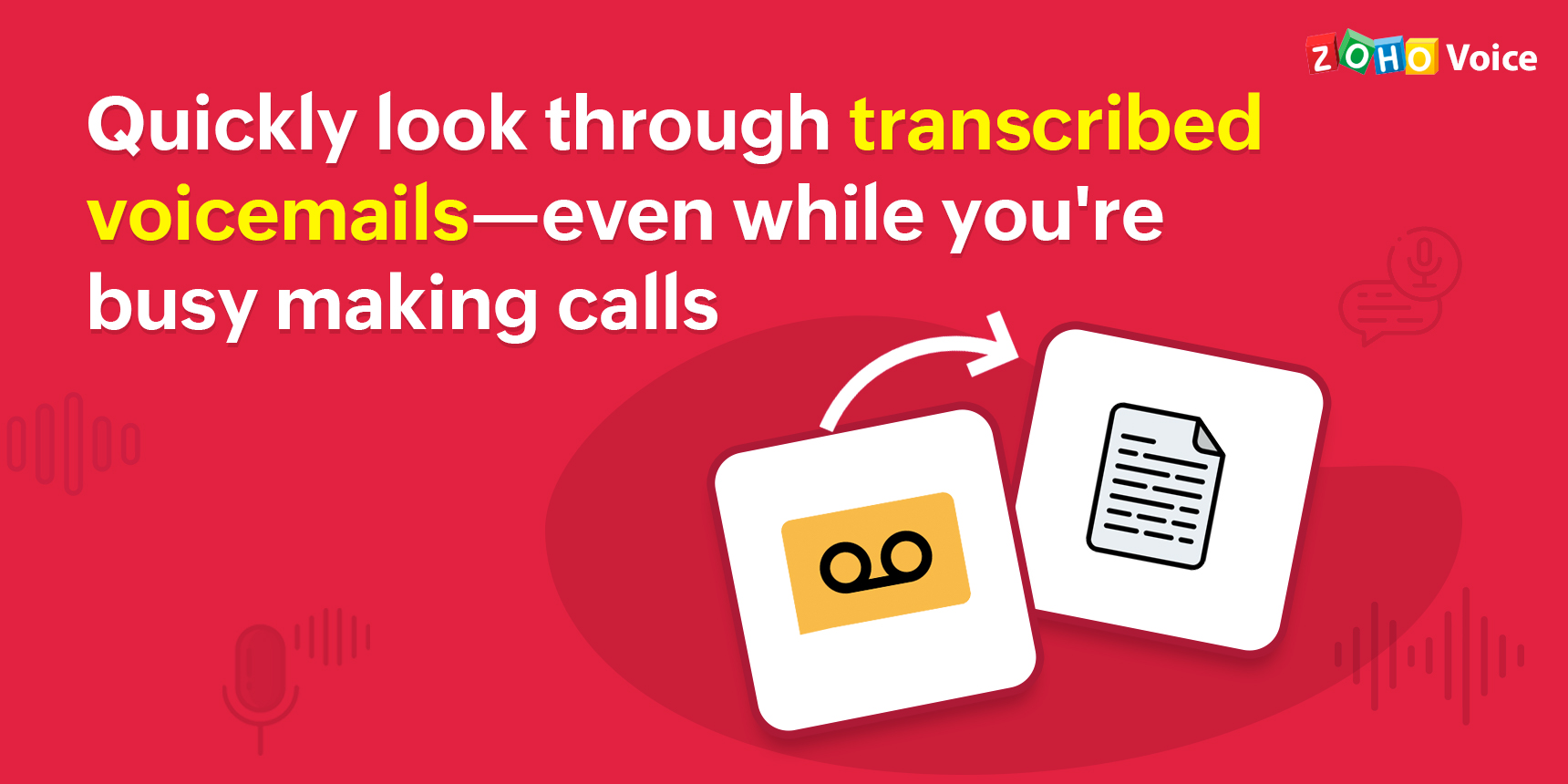 Handle your voicemails like text using voicemail transcription