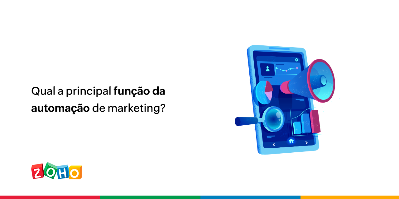 Qual a principal função da automação de marketing? - Zoho