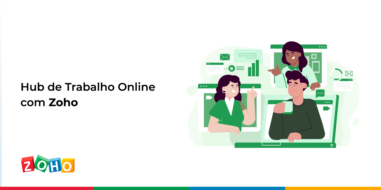 Hub de Trabalho Online com Zoho