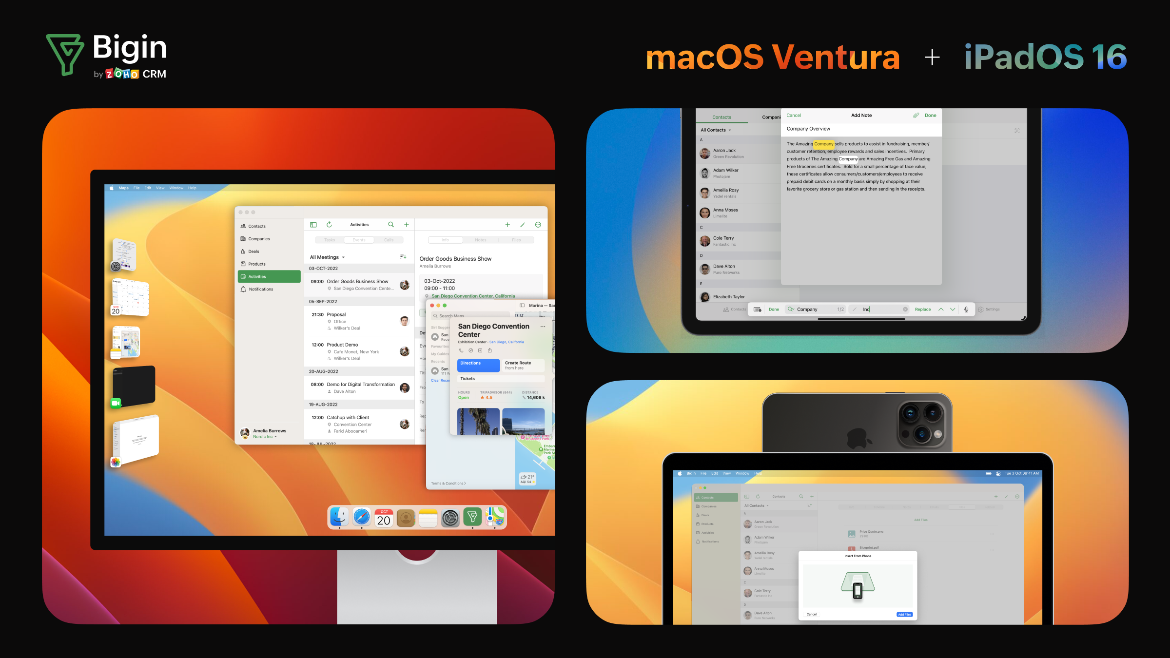 iPadOS 16 and macOS Ventura: Get more done with Bigin